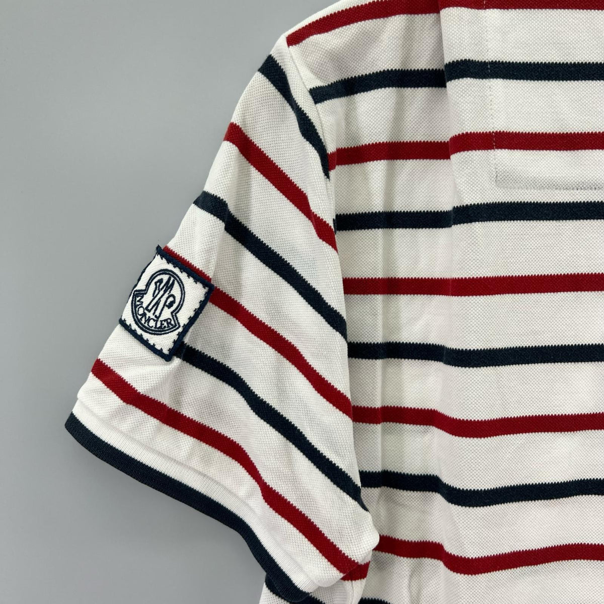 ポロシャツ GAMME BLEU ボーダーポロシャツ (L) L