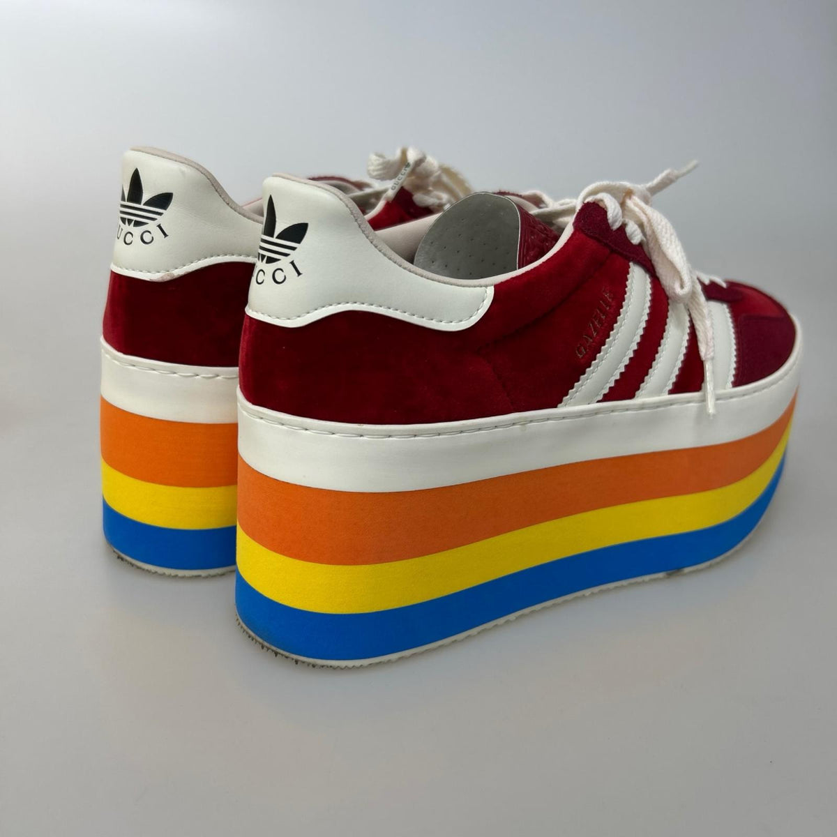 ×adidas Gazelle Red Velvet 25.5cm 25.5cm (US7 1/2 UK7 EU41)