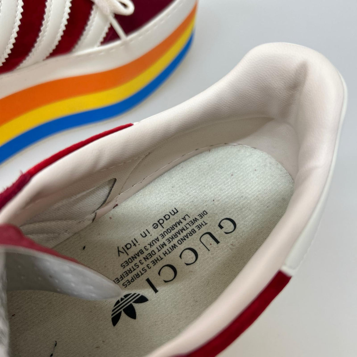 ×adidas Gazelle Red Velvet 25.5cm 25.5cm (US7 1/2 UK7 EU41)