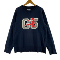 スウェット Gimme Five プリントスウェット ネイビー L ネイビー