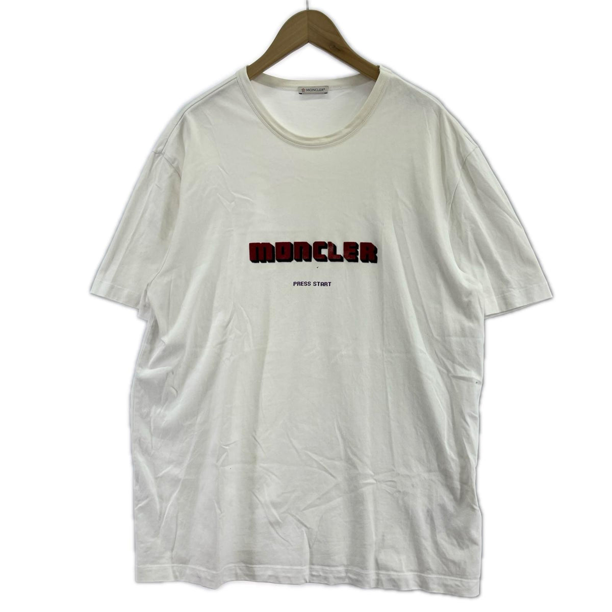 半袖Tシャツ MAGLIA T-SHIRTS PRESS START WHT ホワイト