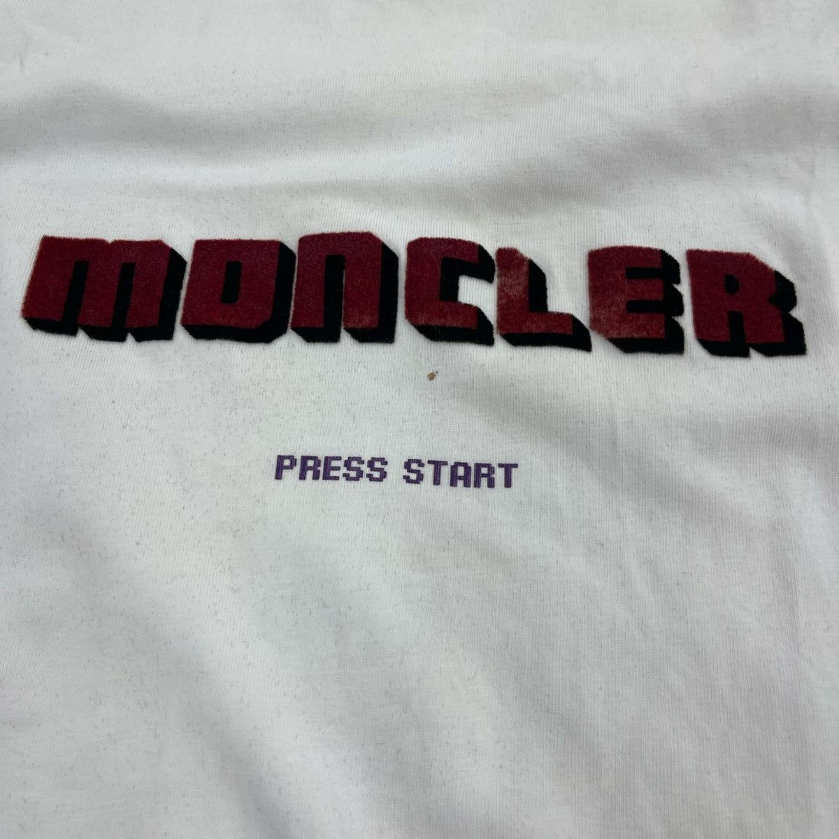 半袖Tシャツ MAGLIA T-SHIRTS PRESS START WHT ホワイト
