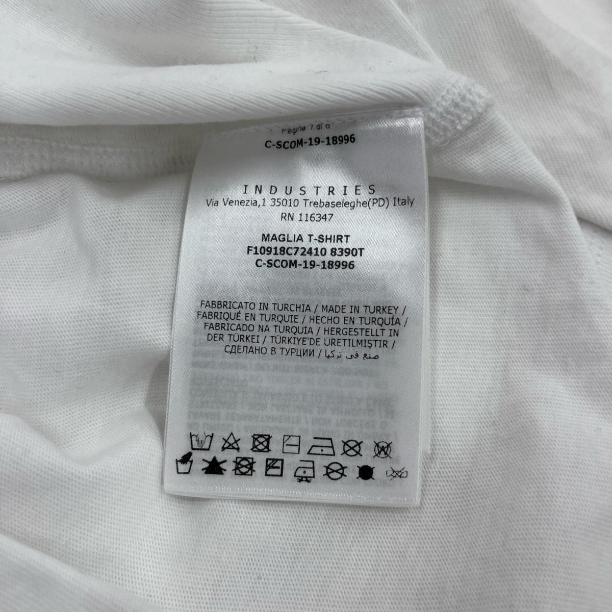 半袖Tシャツ MAGLIA T-SHIRTS ETE WHT ホワイト