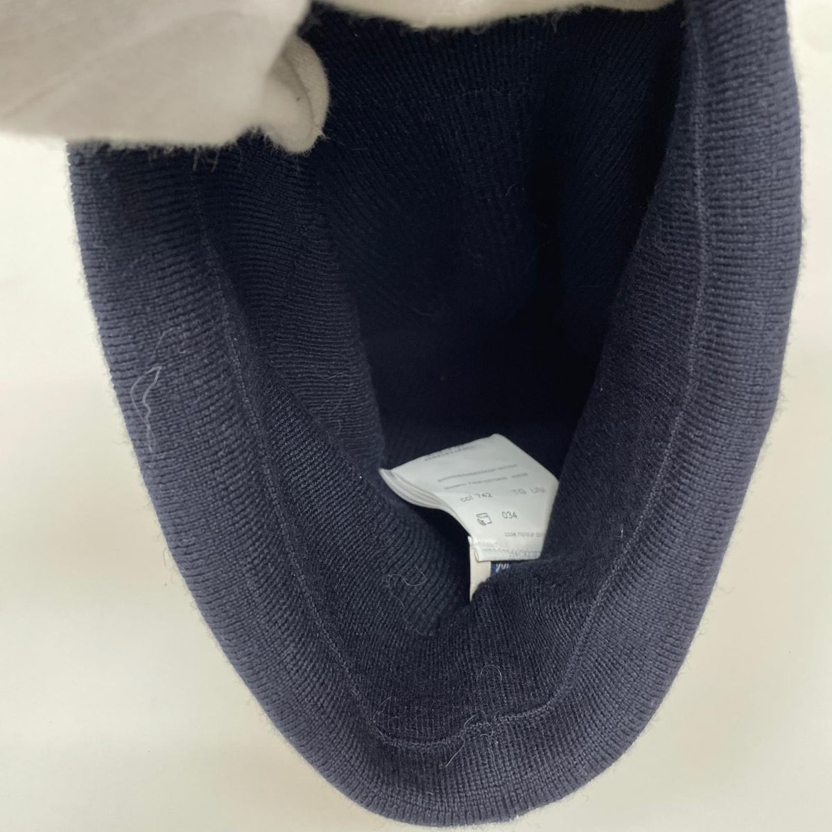 ニットキャップ ビッグロゴニット NVY ネイビー