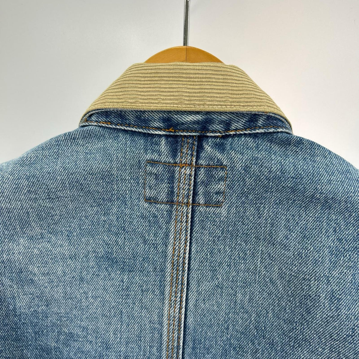 デニムジャケット POLO RALPH LAUREN 白タグ コーデュロイカラーデニムジャケット (S) S ブルー