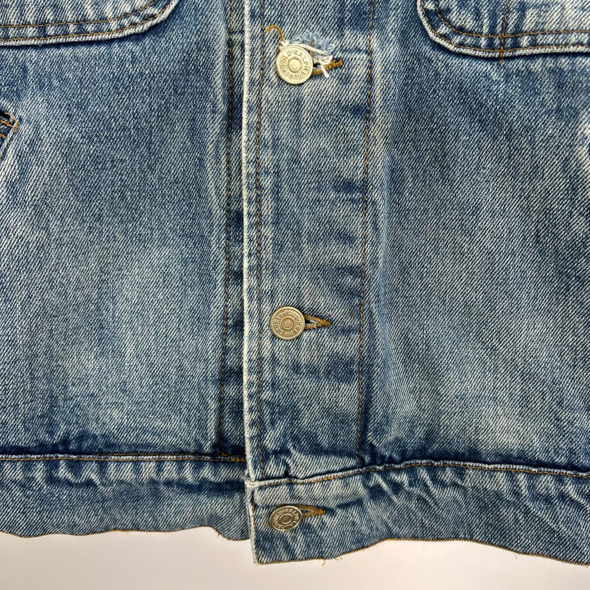 デニムジャケット POLO RALPH LAUREN 白タグ コーデュロイカラーデニムジャケット (S) S ブルー