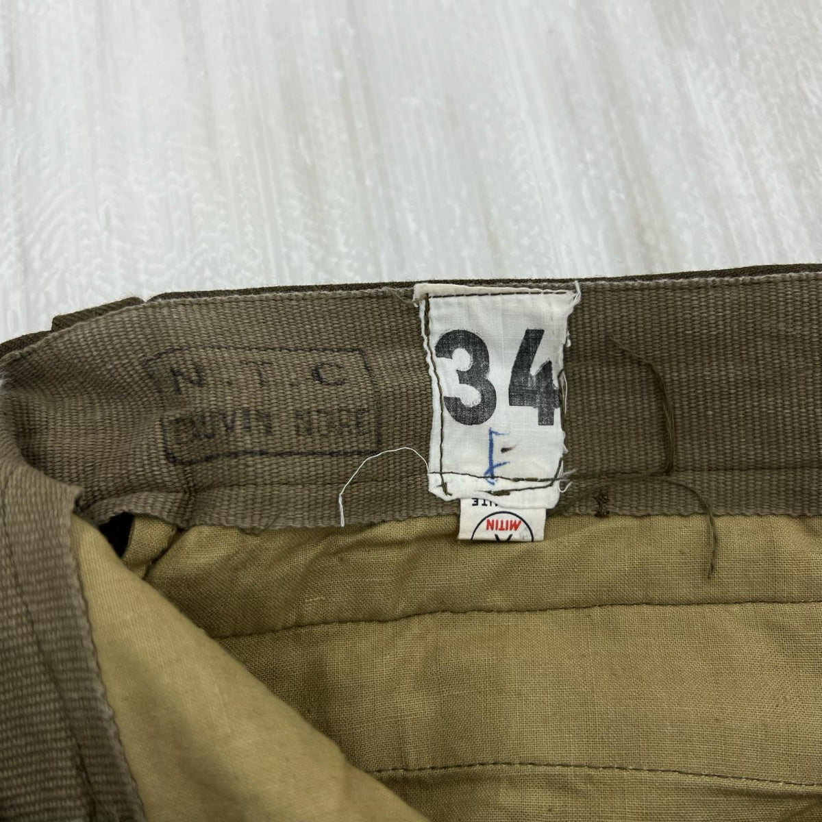 パンツ 50s FRENCH ARMY M-52 W35