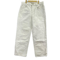 デニムパンツ OVERDYED BIG OL JEAN ホワイト ホワイト
