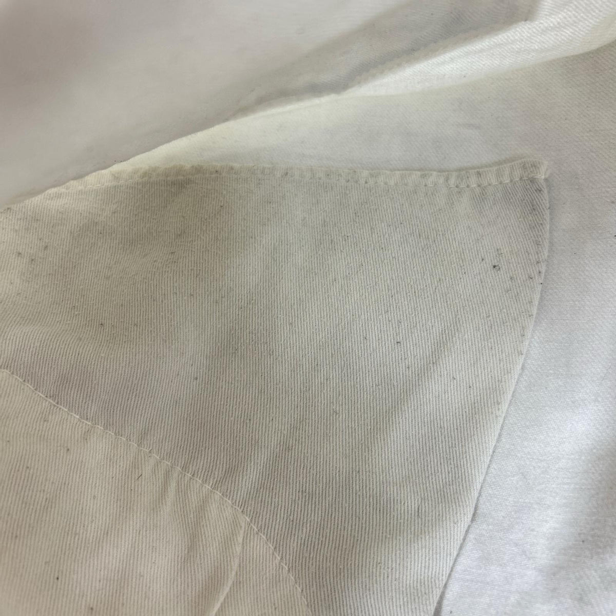 デニムパンツ OVERDYED BIG OL JEAN ホワイト ホワイト