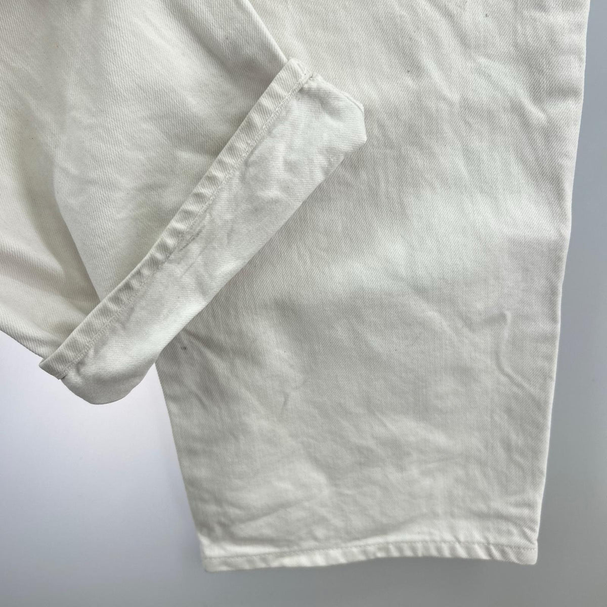 デニムパンツ OVERDYED BIG OL JEAN ホワイト ホワイト