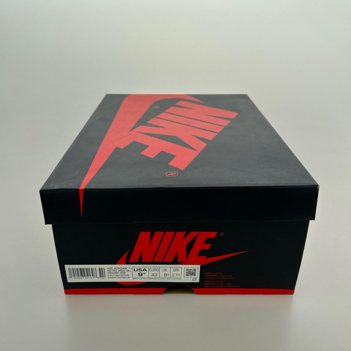 スニーカー NIKE AIR JORDAN 1 HIGH OG SHADOW 2.0 27.5 27.5cm (US9 1/2 UK9 EU45)