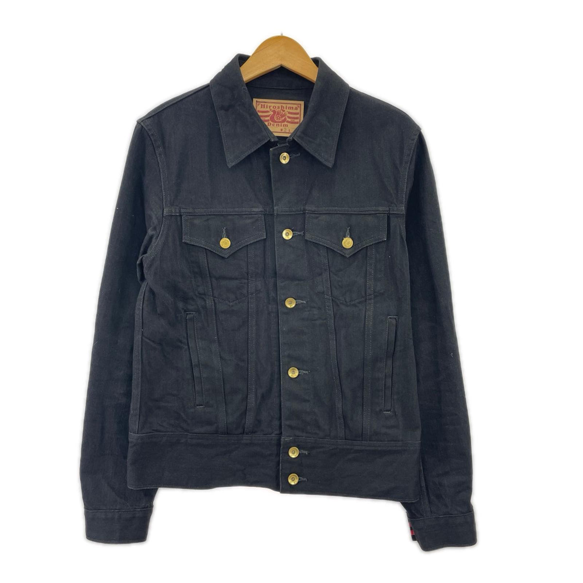 デニムジャケット BLACK MEANS 945-69HDJ02-1Hiroshima Denim 2 ブラック