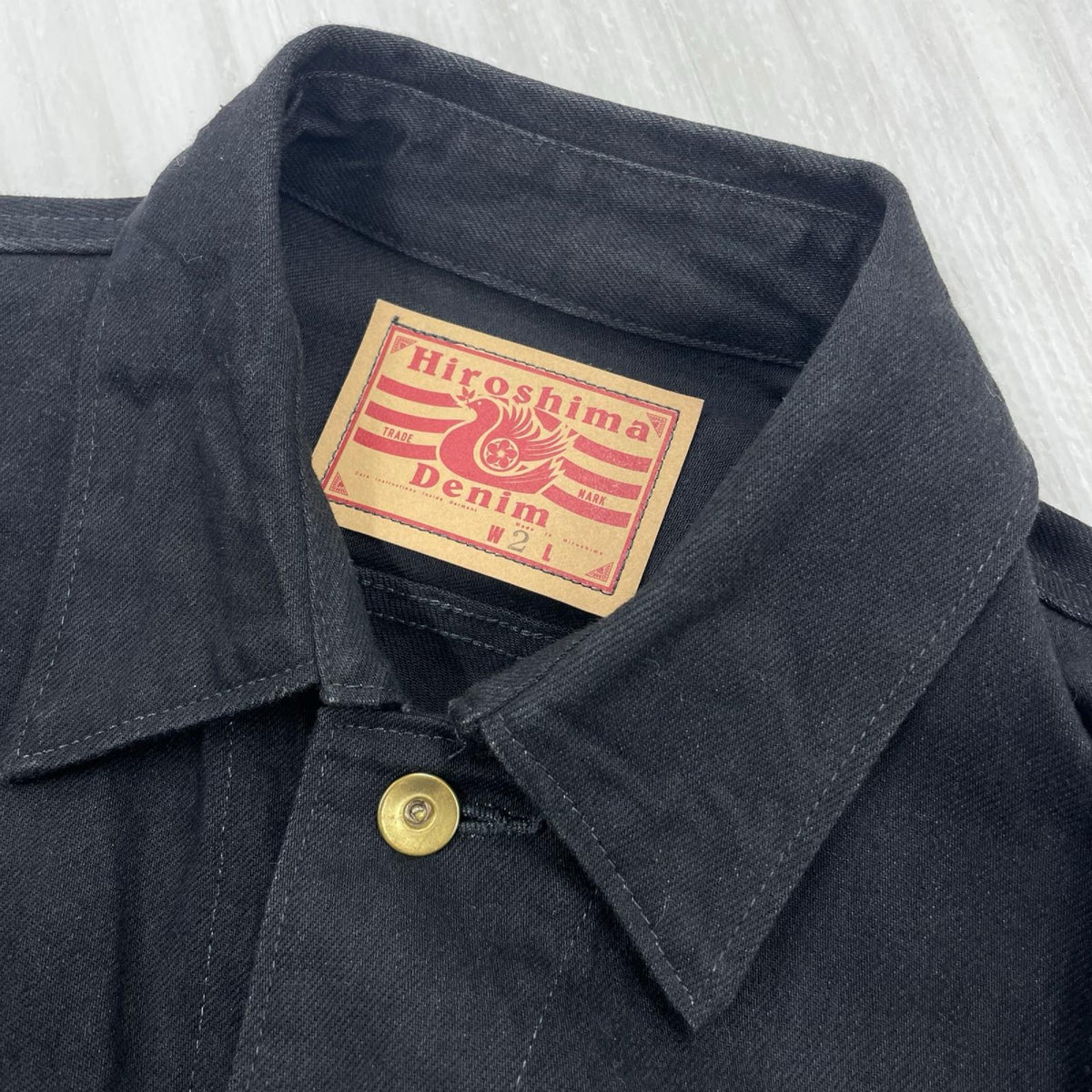 デニムジャケット BLACK MEANS 945-69HDJ02-1Hiroshima Denim 2 ブラック