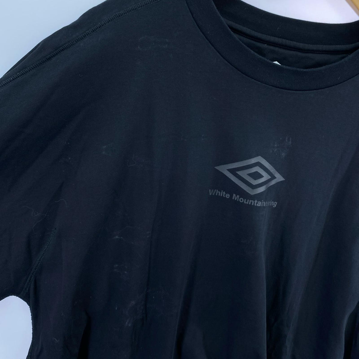 長袖Tシャツ WHITE MOUNTAINEERING×UMBRO Long Sleeve T-Shirt 4 ブラック ブラック