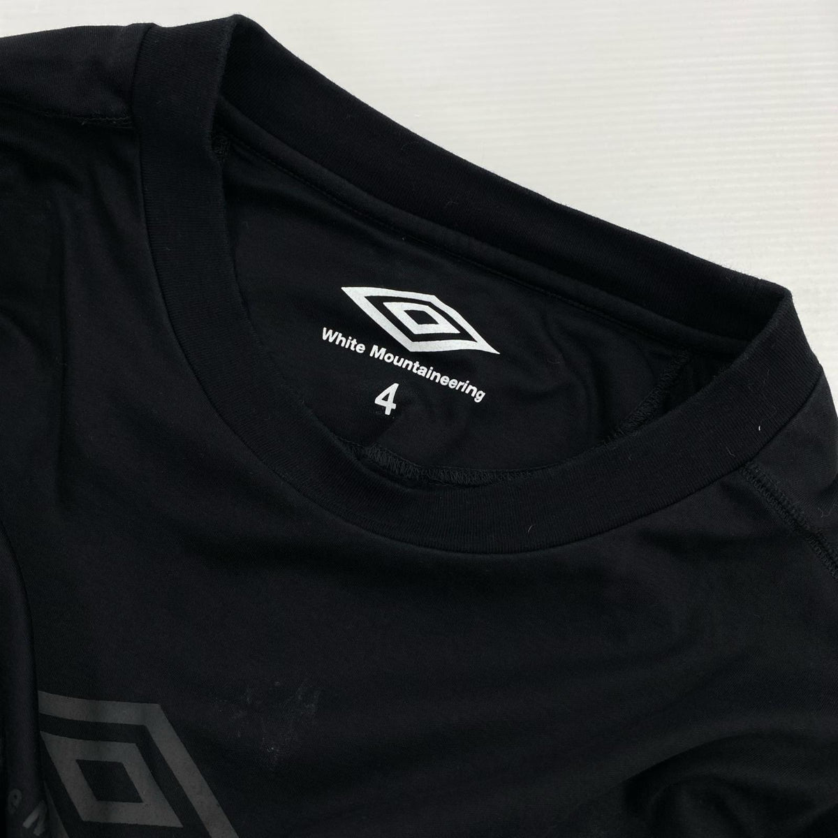 長袖Tシャツ WHITE MOUNTAINEERING×UMBRO Long Sleeve T-Shirt 4 ブラック ブラック