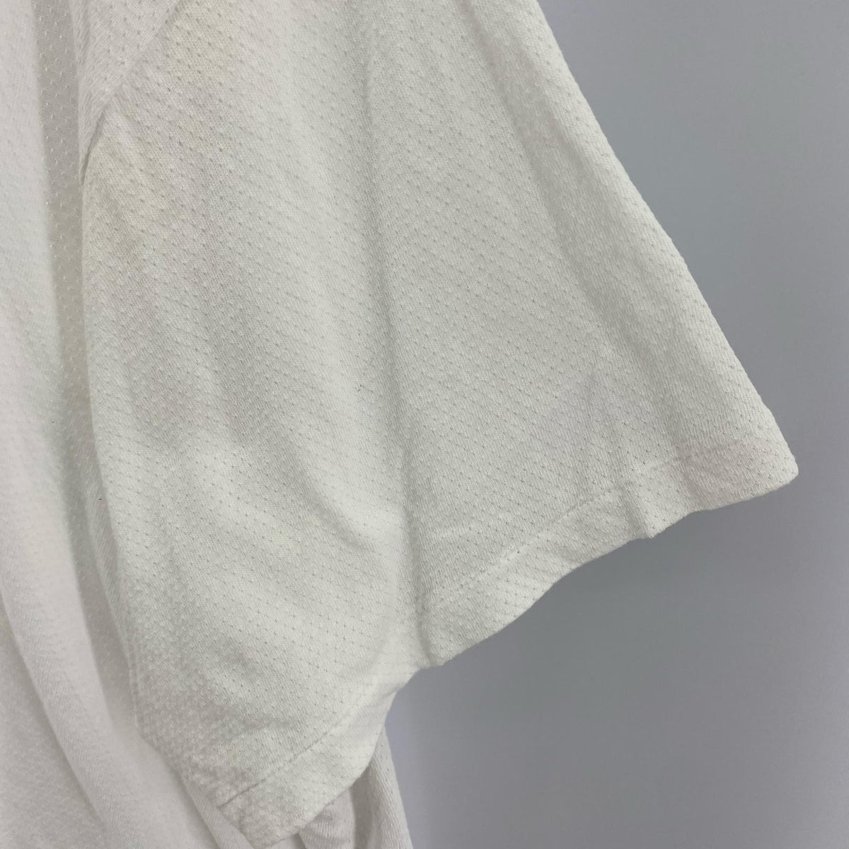 半袖Tシャツ COMOLI 25SS コットンメッシュ半袖Tシャツ 3 ホワイト ホワイト