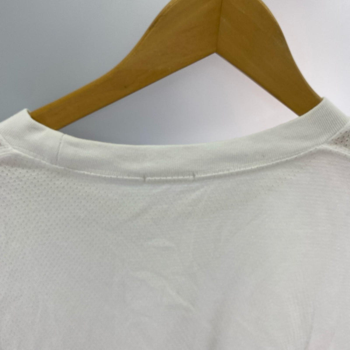 半袖Tシャツ COMOLI 25SS コットンメッシュ半袖Tシャツ 3 ホワイト ホワイト