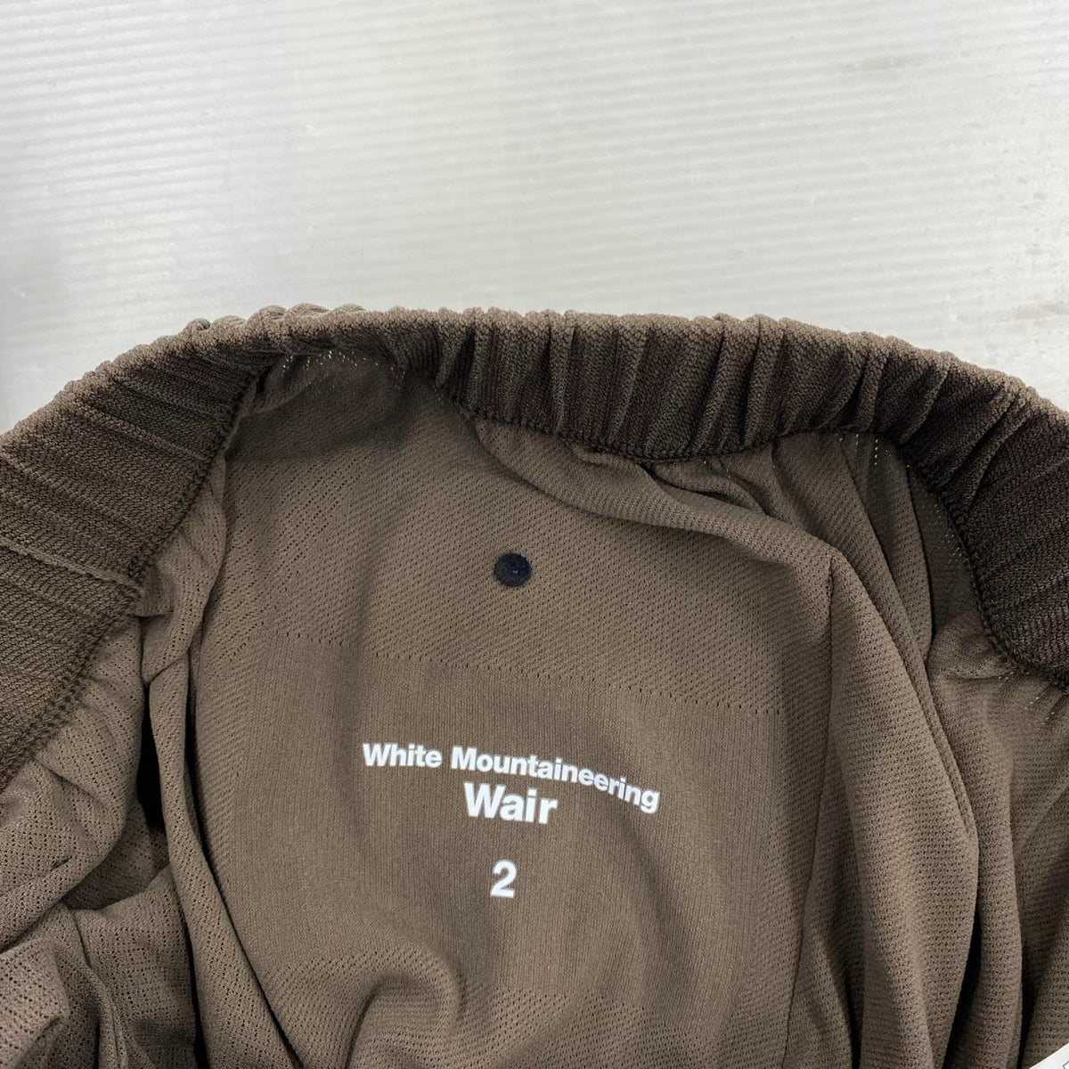 パンツ WHITE MOUNTAINEERING 26SS Wair SAROUEL PANTS 2 ブラウン ブラウン