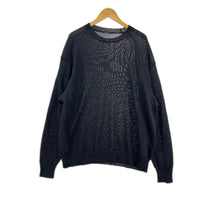 ニット COMOLI 26SS リネンクルーネックニット 3 ブラック ブラック