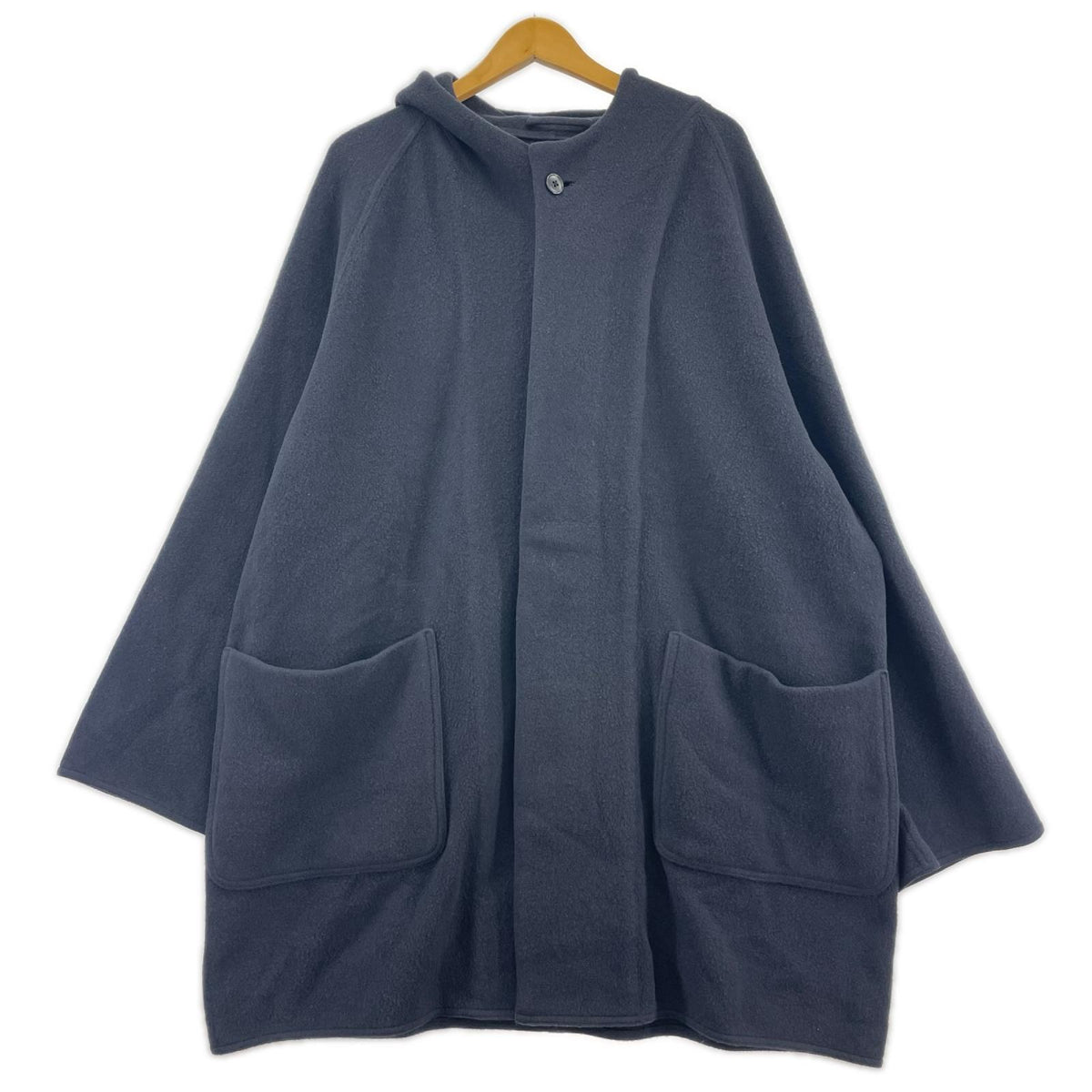 ジャケット CONTEMPO ウールカシミヤフーデッドコート M