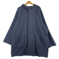 ジャケット CONTEMPO ウールカシミヤフーデッドコート M