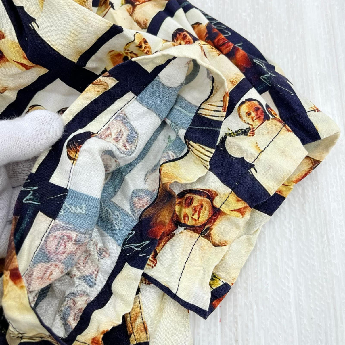 半袖シャツ ×Smushing Pumpkins レーヨン総柄シャツ L L マルチカラー