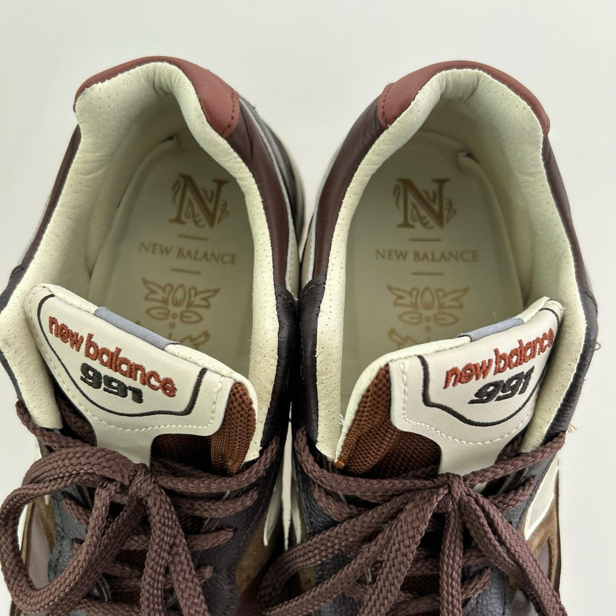 スニーカー NEW BALANCE 英国製 M991GBI BROWN 27.5 茶 ブラウン