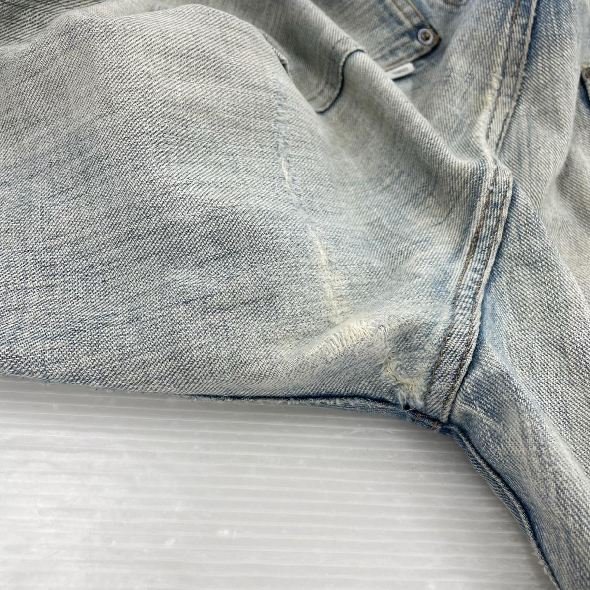 デニムパンツ FADED MODERN DENIM WESTERN FLARED ブルー