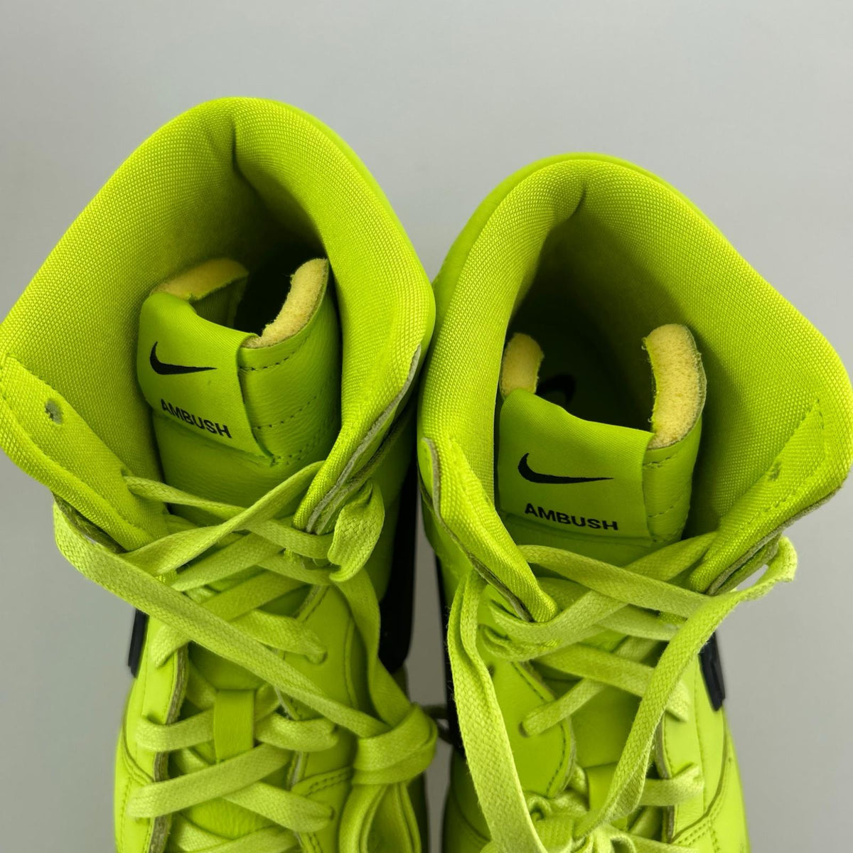 スニーカー ×Ambush Dunk High Flash Lime 28cm (US10 UK9 1/2 EU46)
