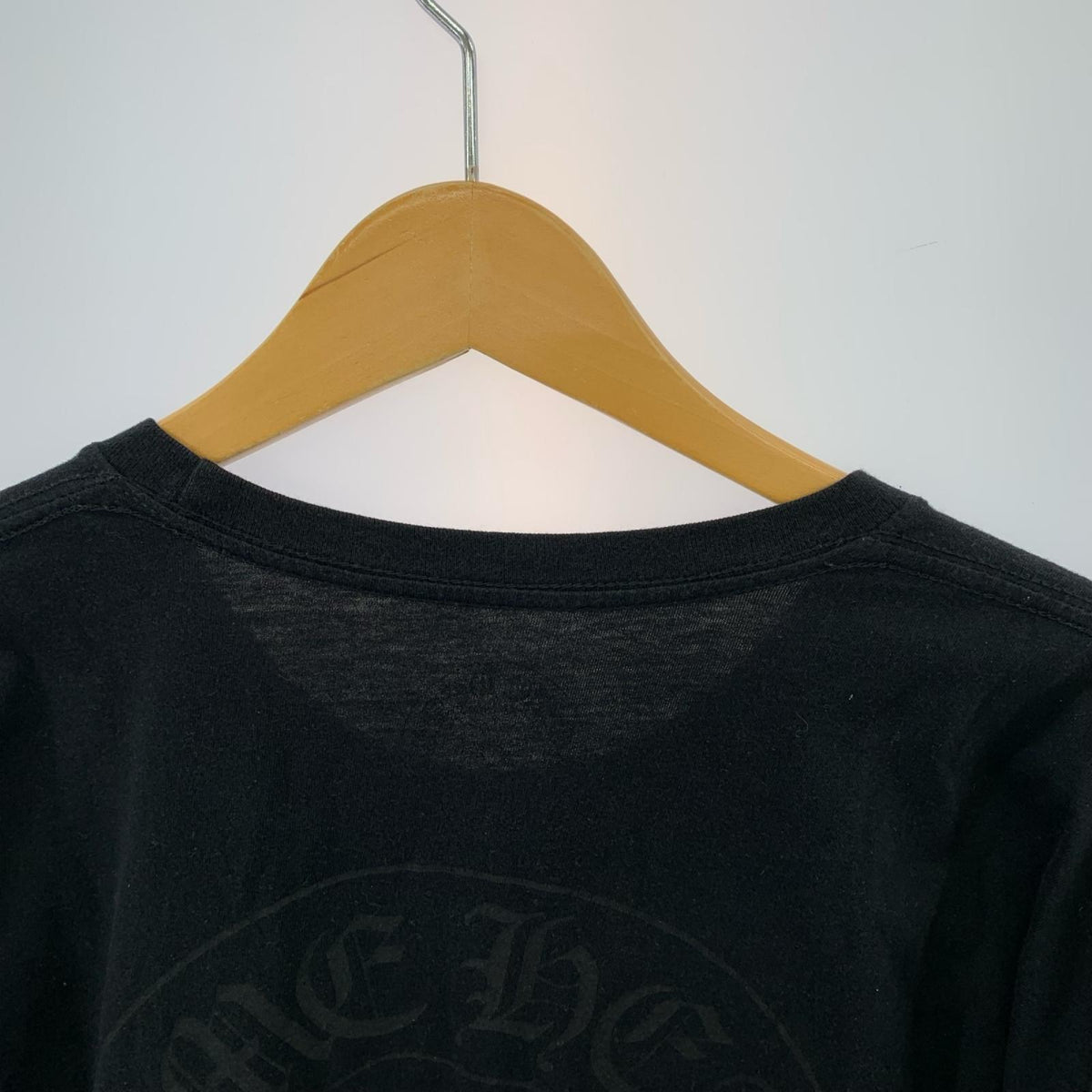 長袖Tシャツ Gradient Script Horseshoe L/S Tee L L ブラック
