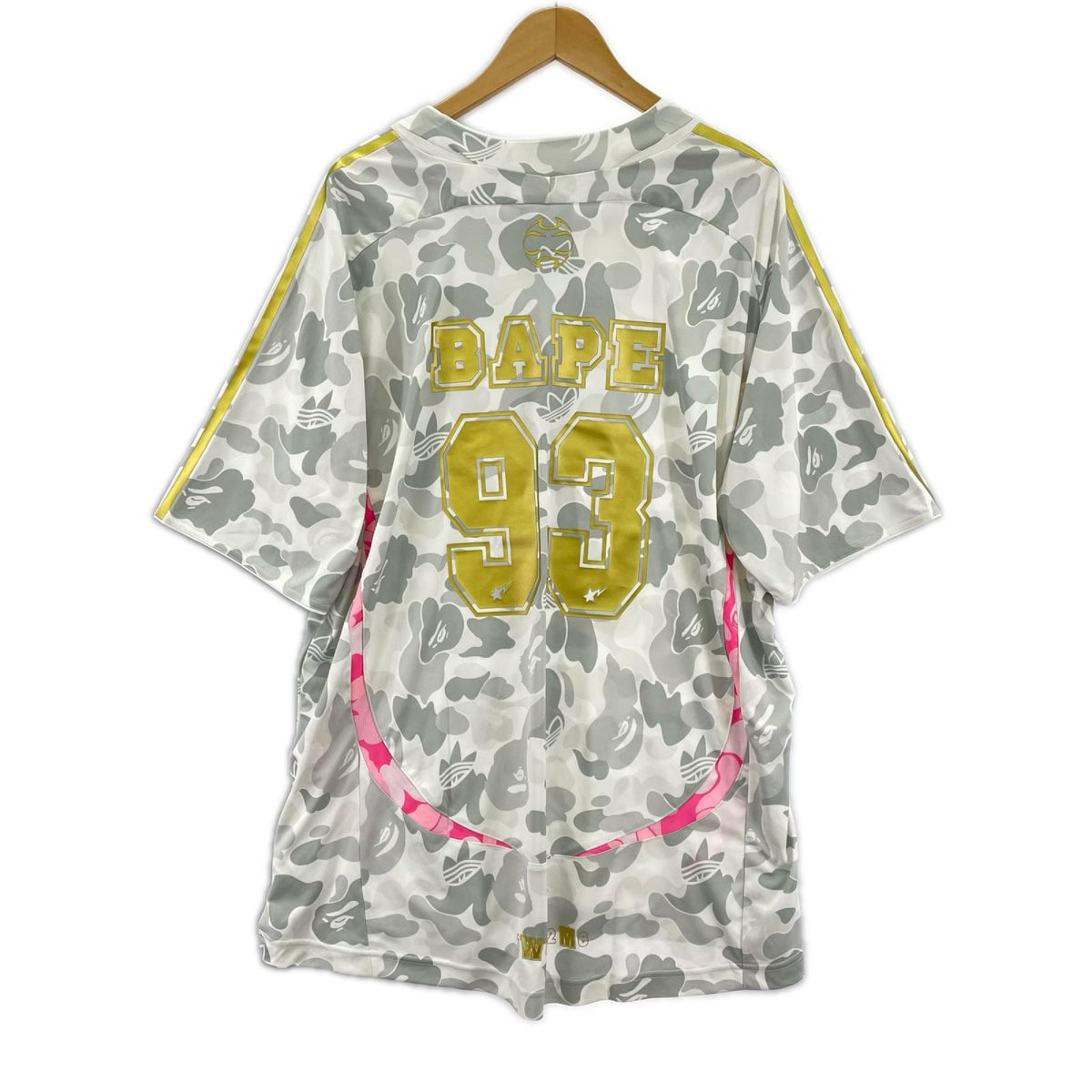 半袖Tシャツ adidas TEAMGEIST TEE BAPE A-3XL グレー