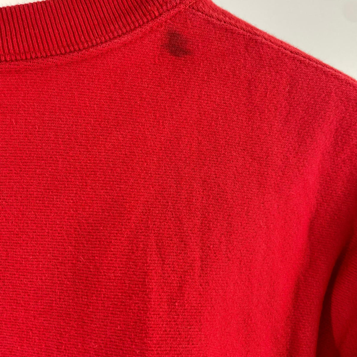 スウェット REVERSE WEAVE RED L レッド