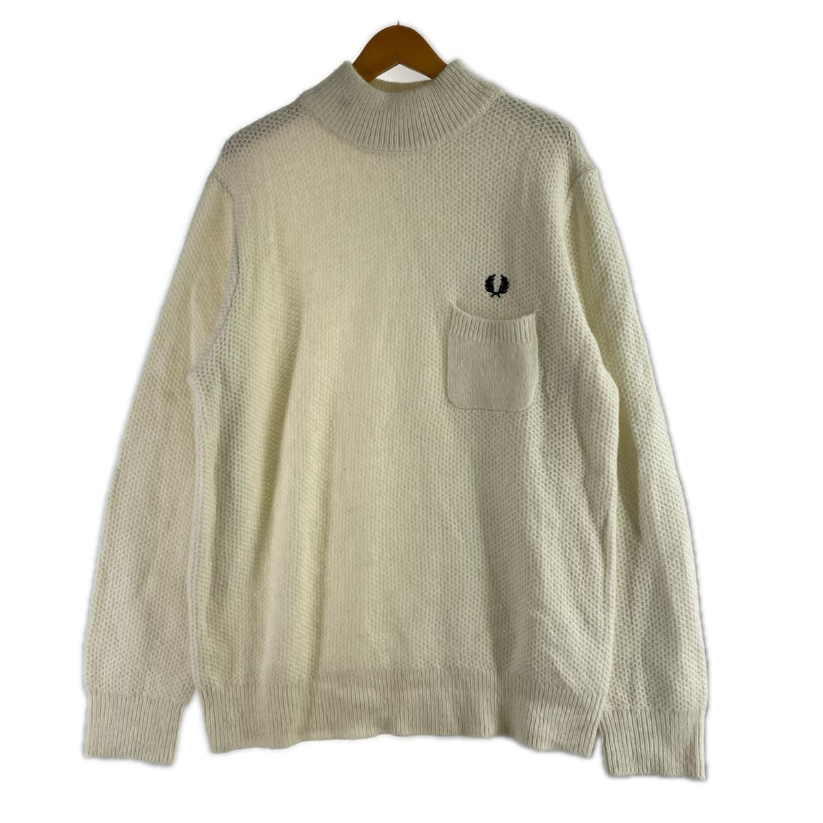 ニット Pique Knit Jumper WHT M ホワイト
