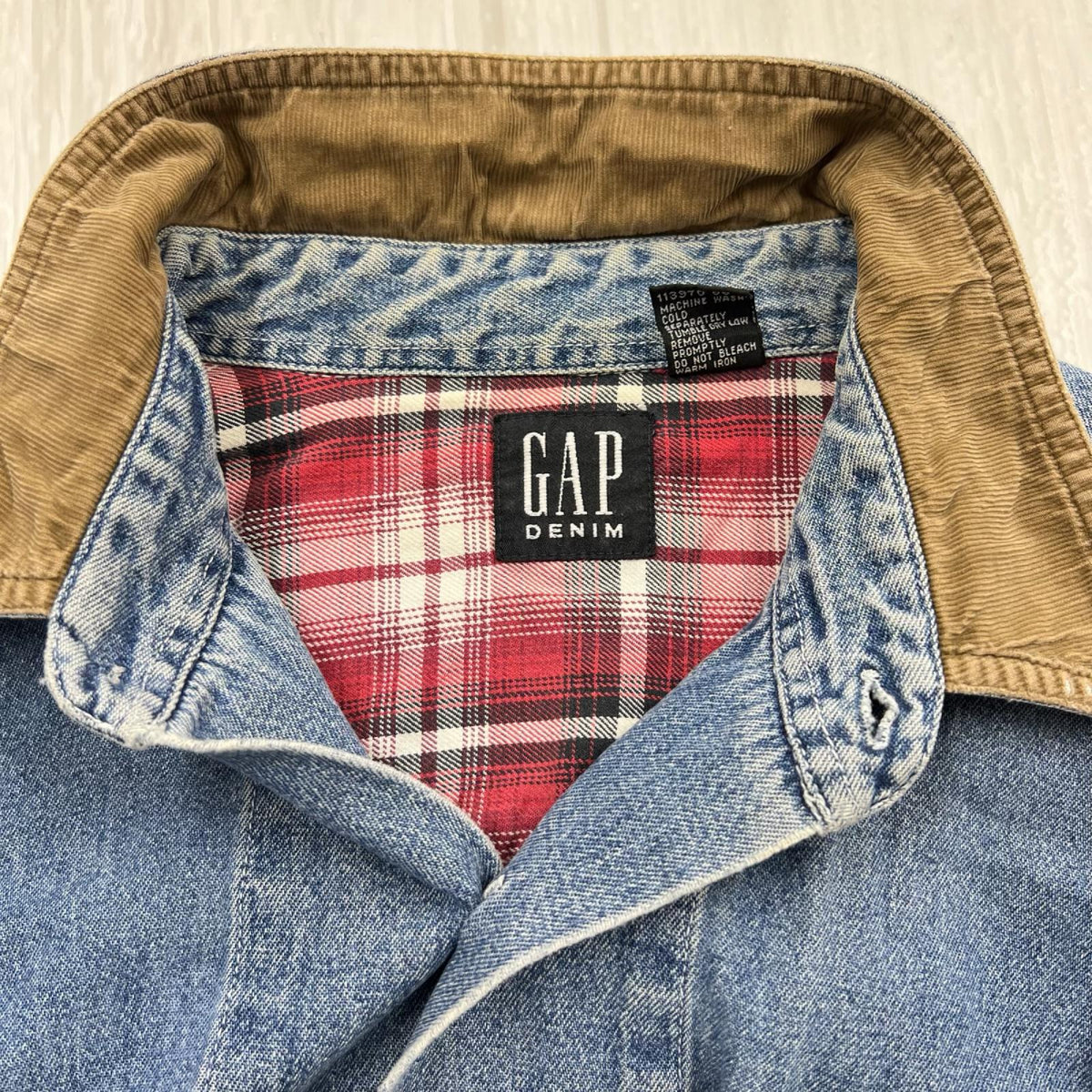 長袖シャツ OLD GAP DENIM L ブルー