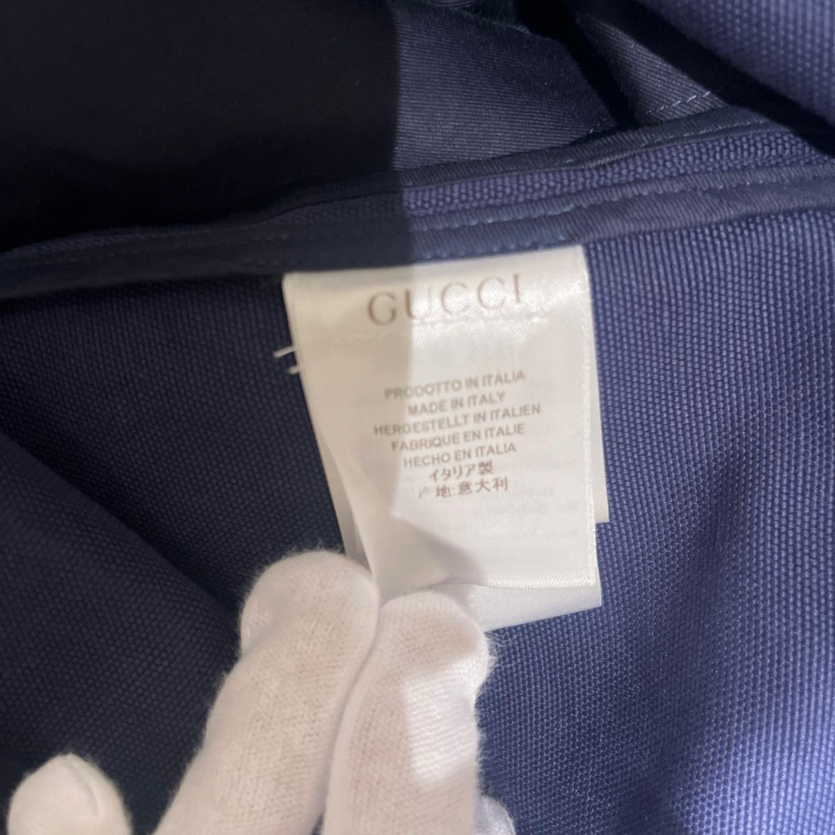 GUCCI 12AW Pコート 44 ブルー