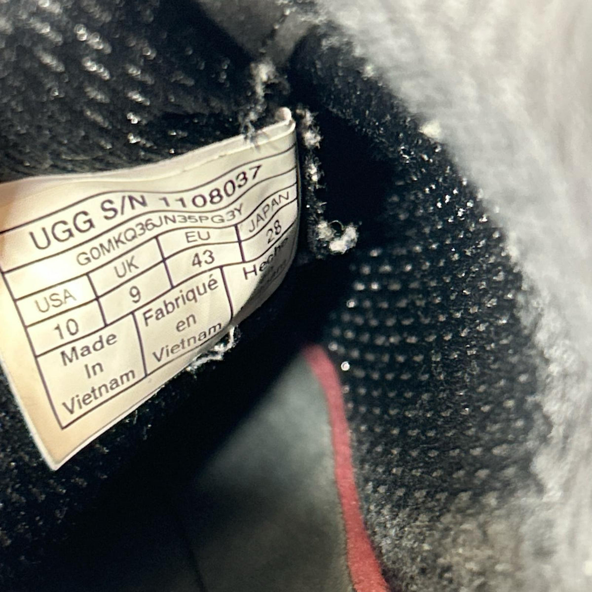 スニーカー 黒 F27219J 28cm (US10 UK9 1/2 EU46) ブラック