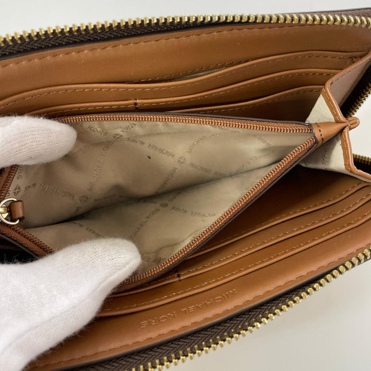 長財布 MICHAEL KORS 長財布 ブラウン