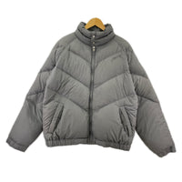 ダウンジャケット old stussy 白タグ 中綿ダウン M グレー