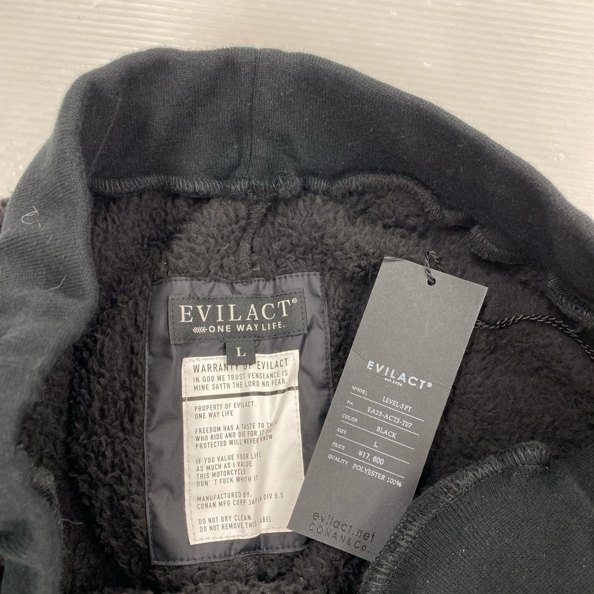 パンツ EVILACT/LEVEL-3 PANTS L ブラック