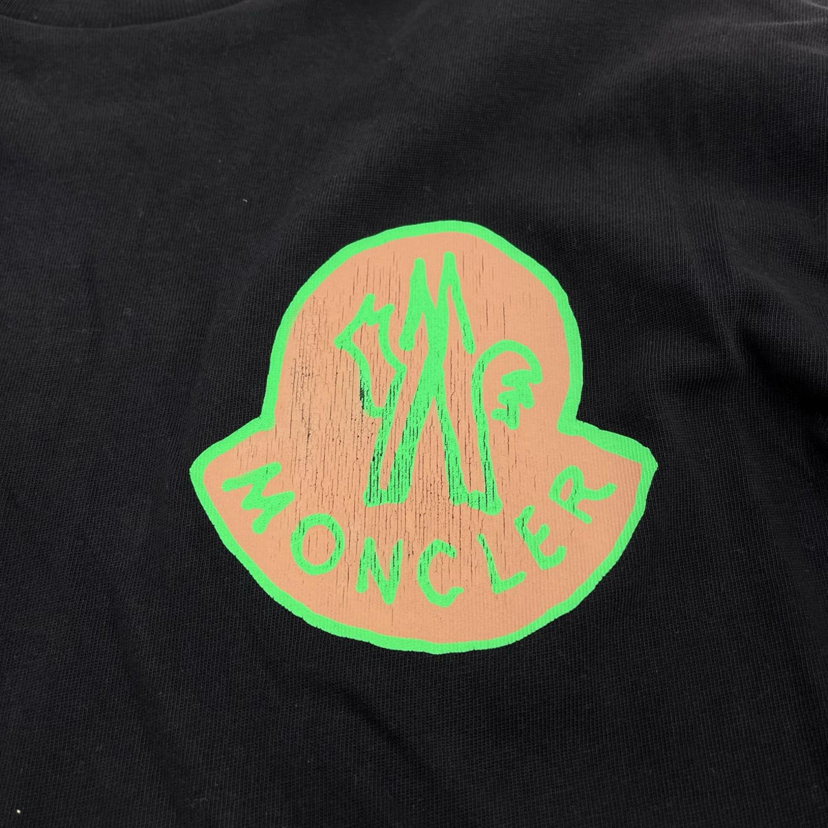 長袖Tシャツ MONCLER GENIUS MAGLIA T-SHIRT L/S カットソー ブラック M ブラック