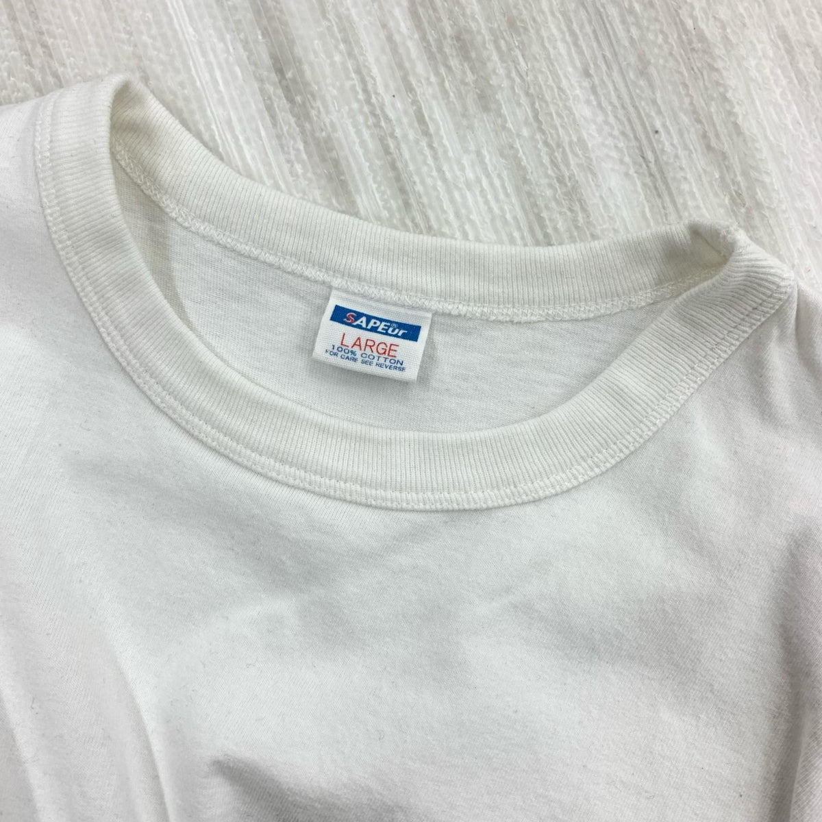 半袖Tシャツ Puzzle Logo Tee WHE L L ホワイト