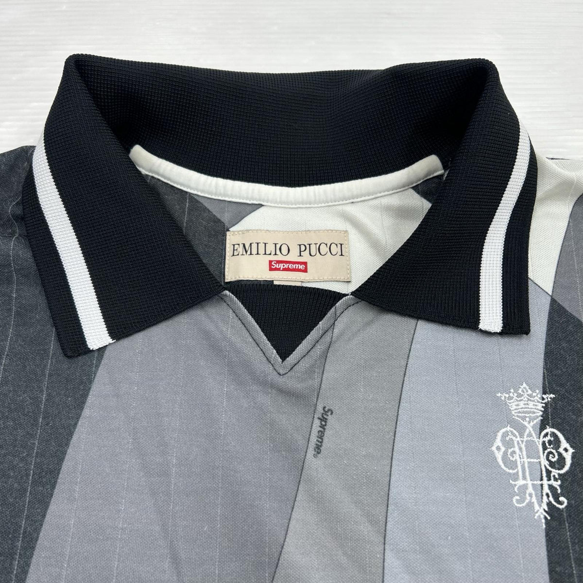 半袖Tシャツ Supreme×Emilio Pucci Soccer Jersey グレー (M) M グレー