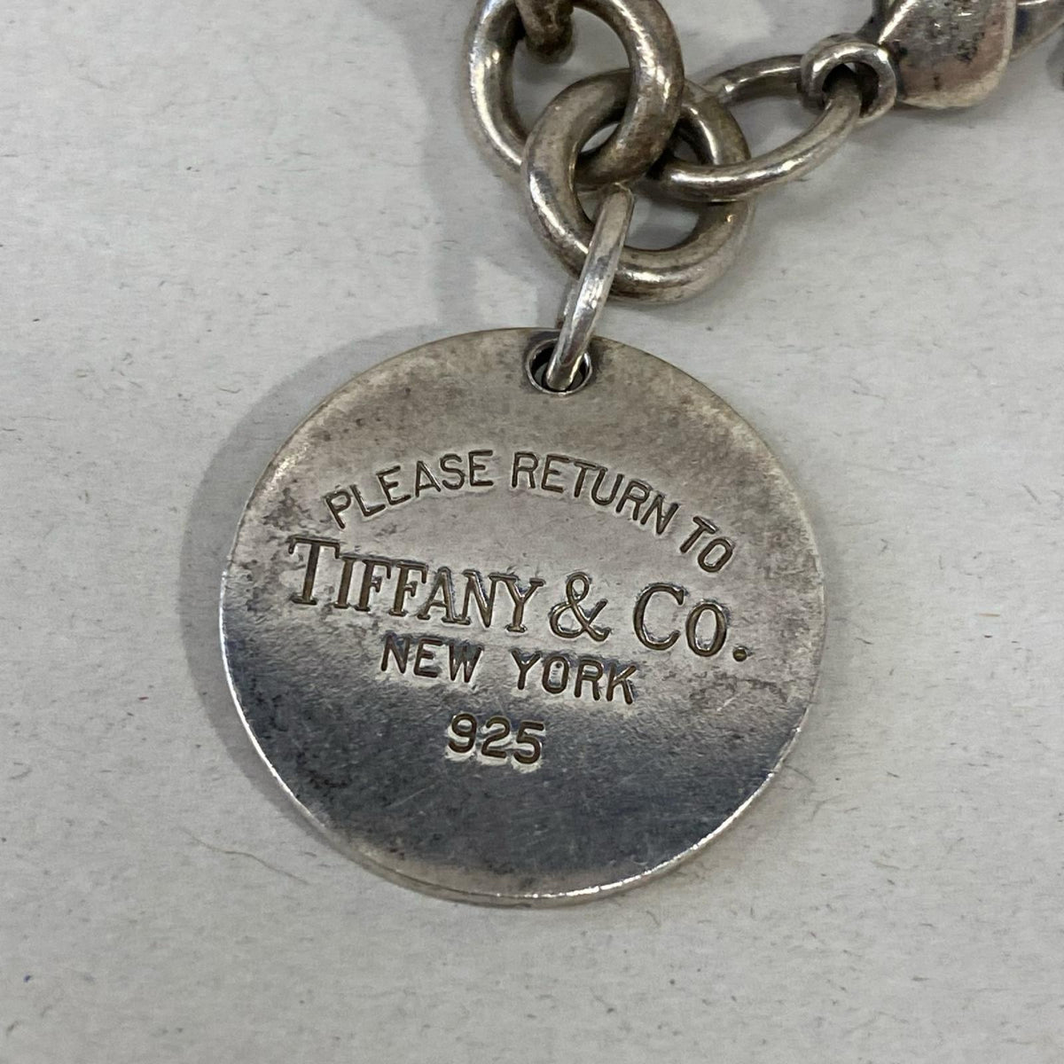 TIFFANY&Co./リターントゥ ラウンドタグ ブレスレット/925