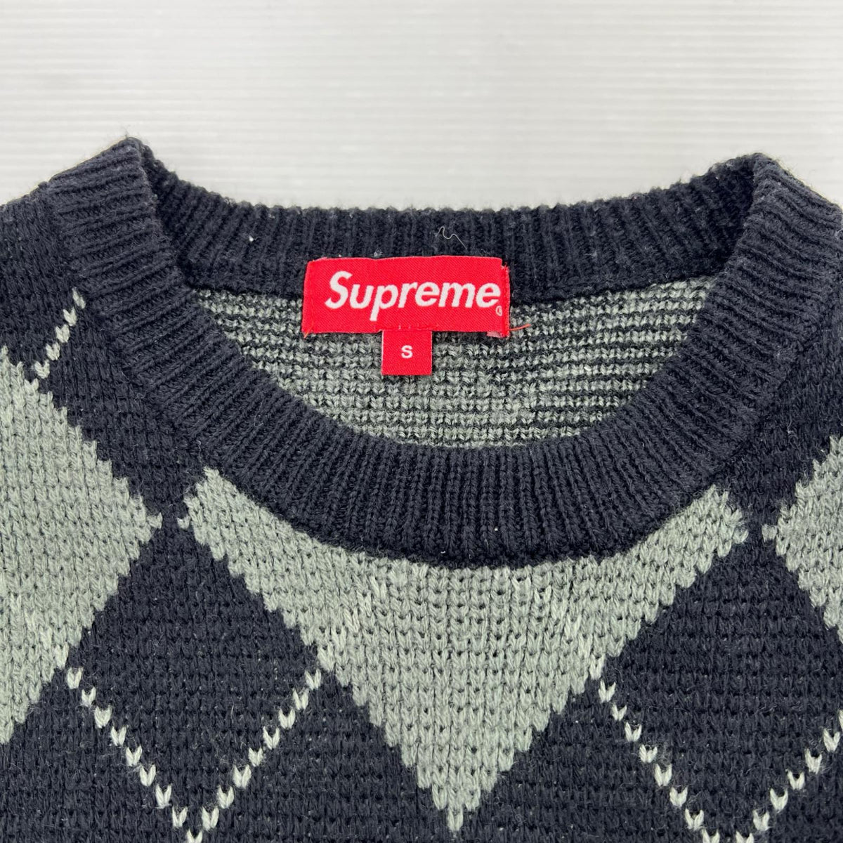 ニット 15AW アーガイル (s) S