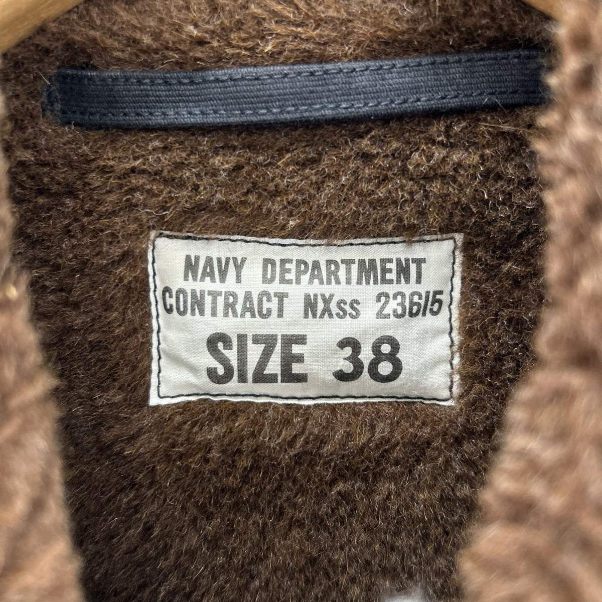 ジャケット 98年復刻 US NAVY WWII DECK JACKET 38 ブラック