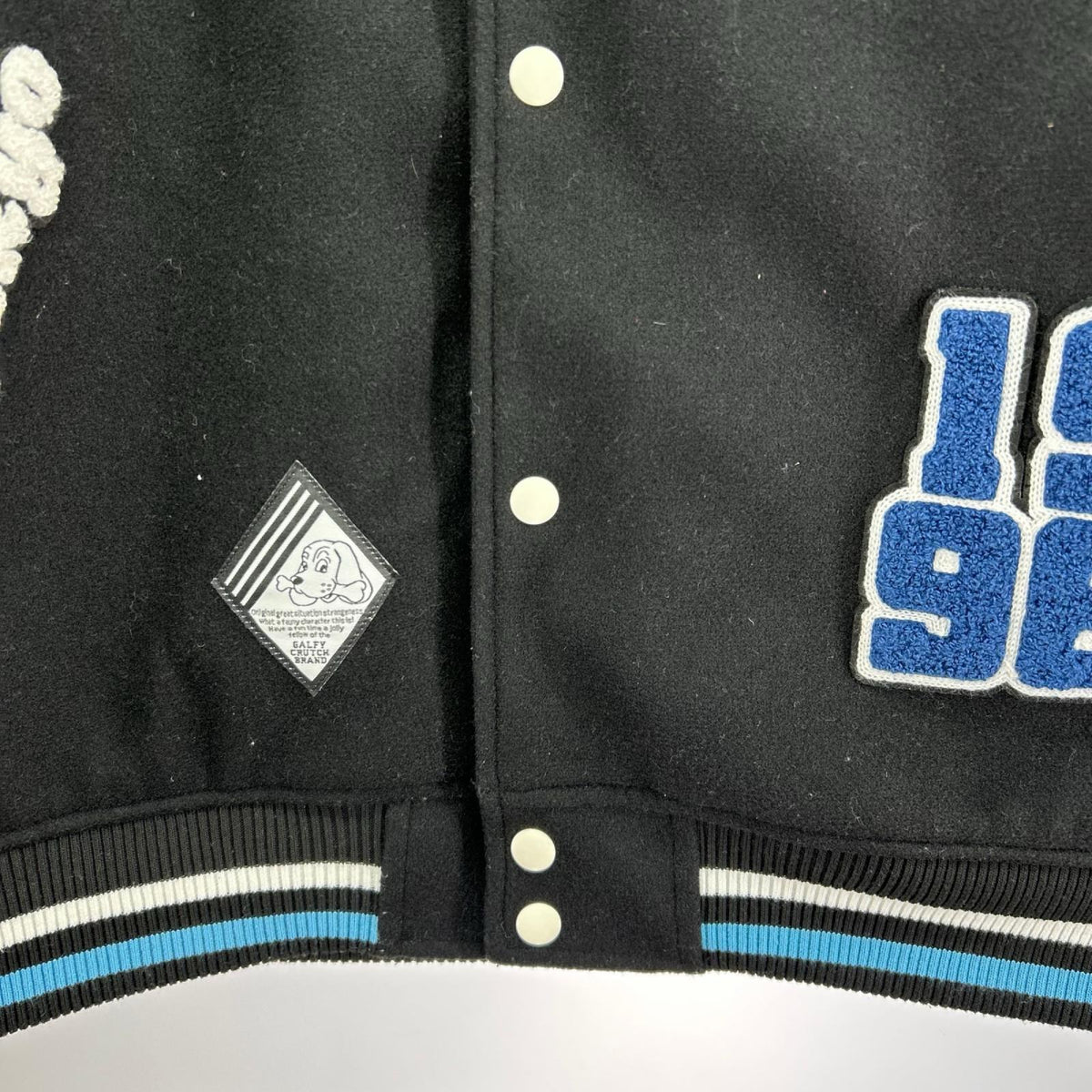 ジャケット GALFY スタジャン L ブラック