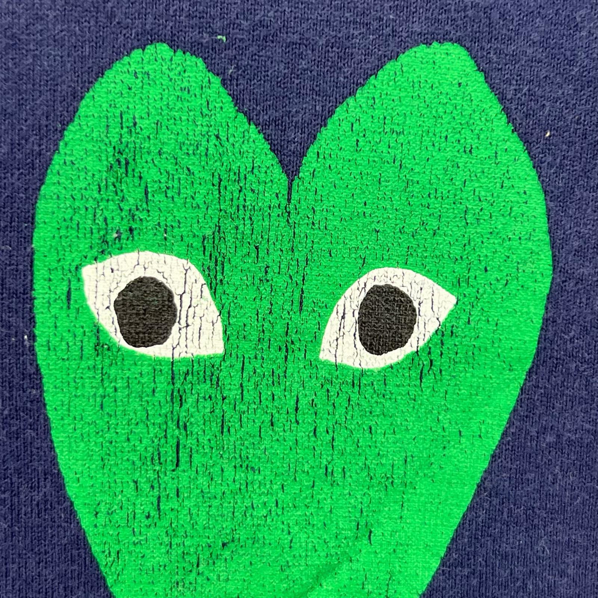 半袖Tシャツ HEART TRIPLE PRINT 紺 3色