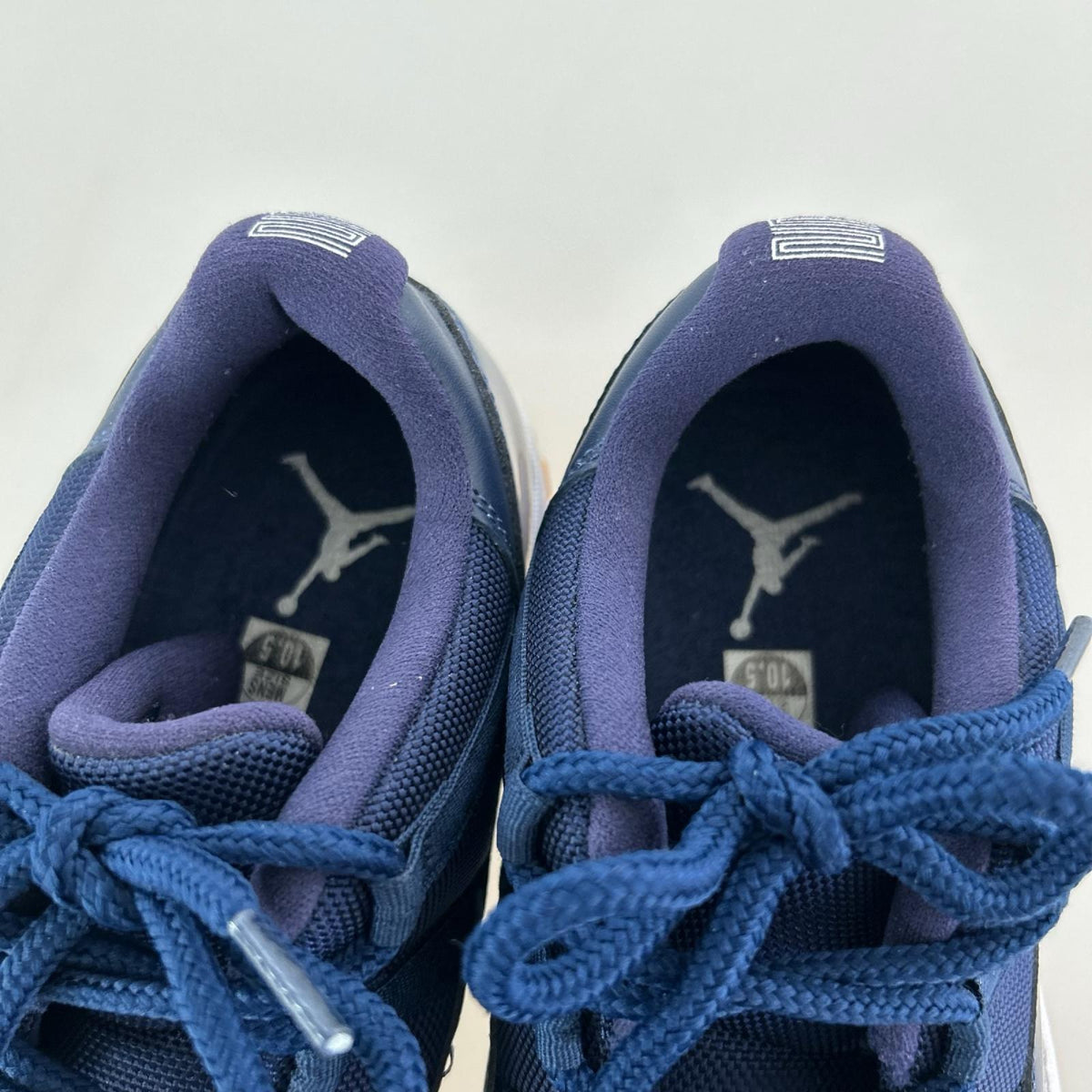 スニーカー AIR JORDAN 11 RETRO LOW 528895-405 28.5cm (US10 1/2 UK10 EU47) ネイビー