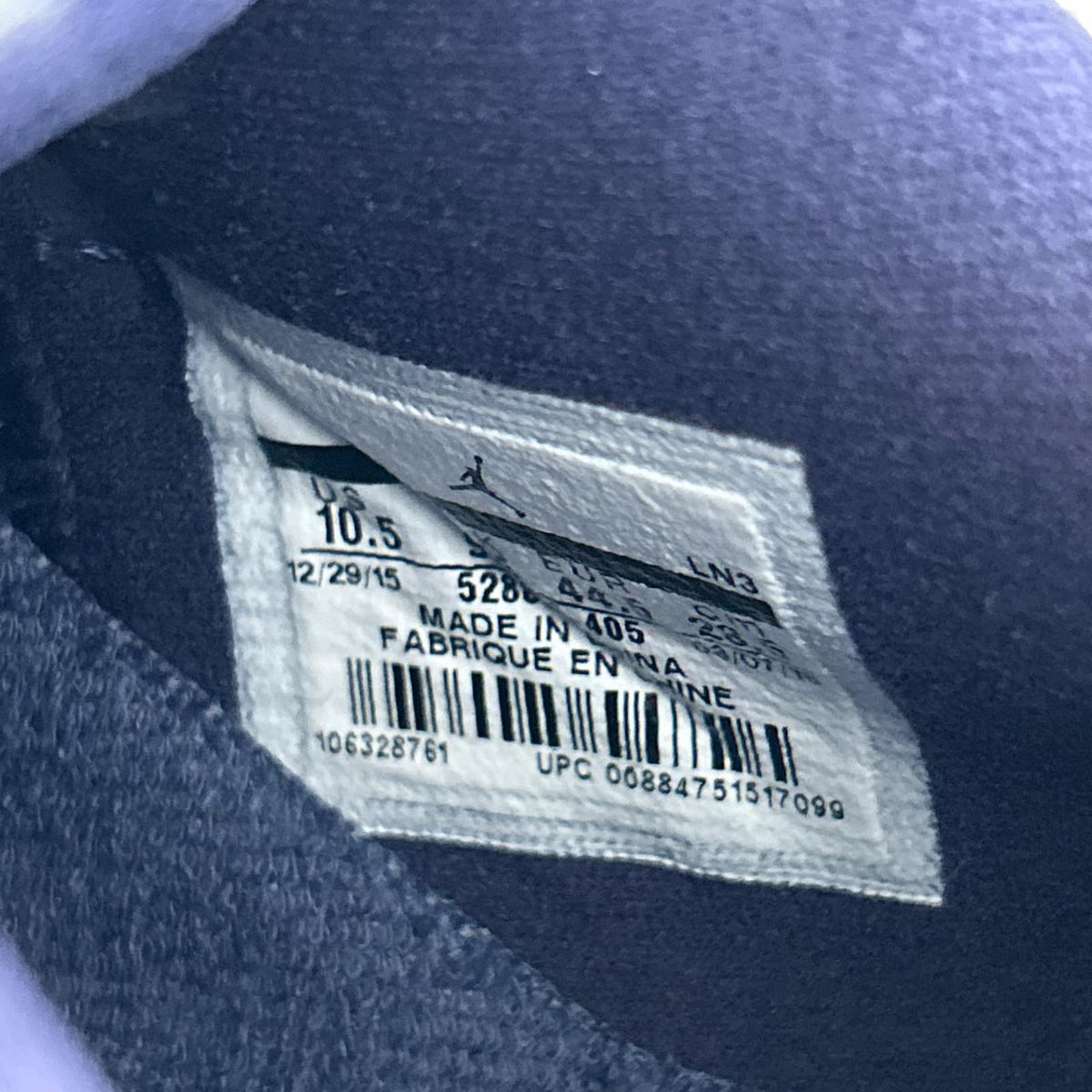 スニーカー AIR JORDAN 11 RETRO LOW 528895-405 28.5cm (US10 1/2 UK10 EU47) ネイビー