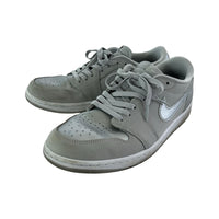 スニーカー AIR JORDAN 1 RETRO LOW OG Metallic Silver CZ0790-002 28.5cm (US10 1/2 UK10 EU47)